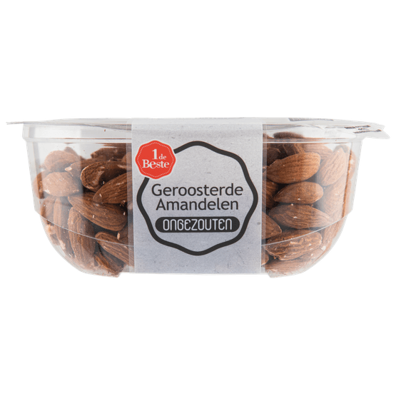 1 de Beste Amandelen geroosterd ongezouten - Dirk