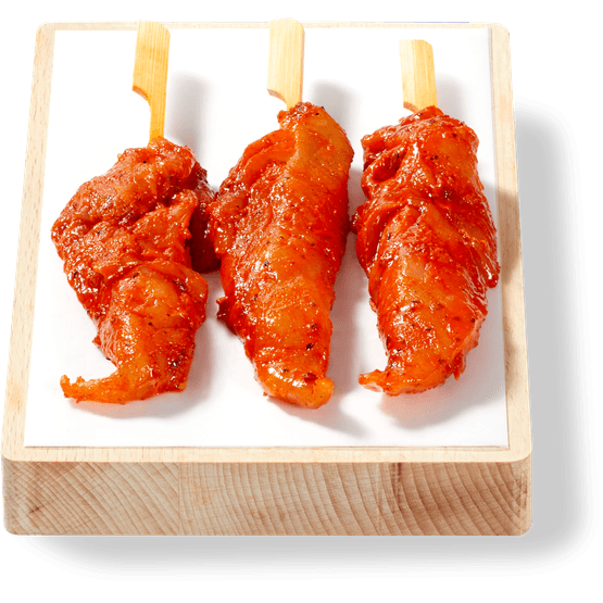 1 de Beste Bbq kiphaasspies 3 st. - Dirk