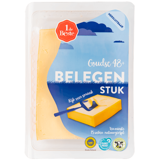 1 de Beste Belegen kaas 48+ stuk - Dirk