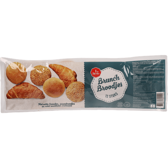 1 de Beste Brunchbroodjes 12 stuks - Dirk