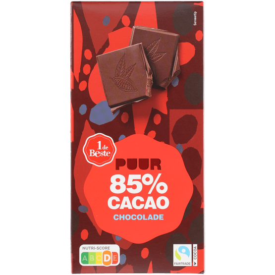 1 de Beste Chocoladetablet puur 85% cacao - Dirk