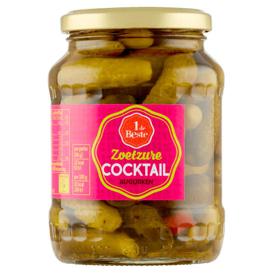 1 de Beste Cocktailaugurken zoetzuur - Dirk
