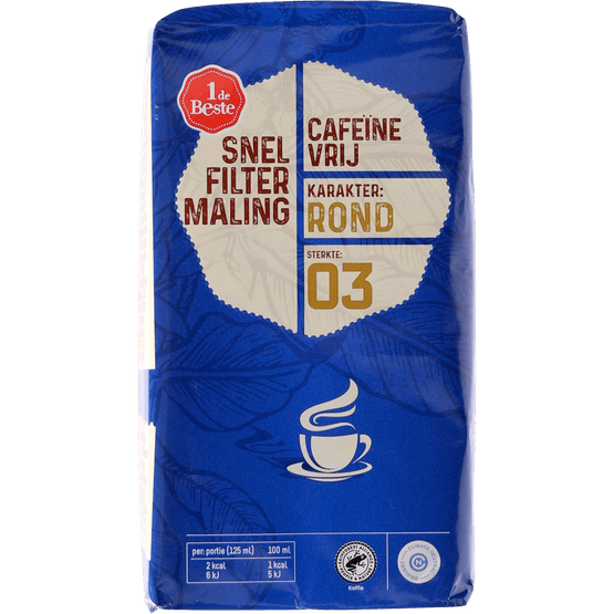 1 de Beste Filterkoffie caffeinevrij - Dirk