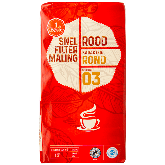 1 de Beste Filterkoffie roodmerk - Dirk