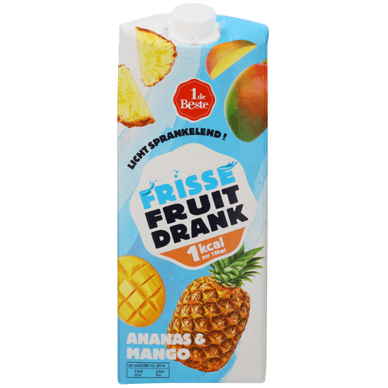 1 de Beste Frisse fruitdrank ananas-mango - Dirk