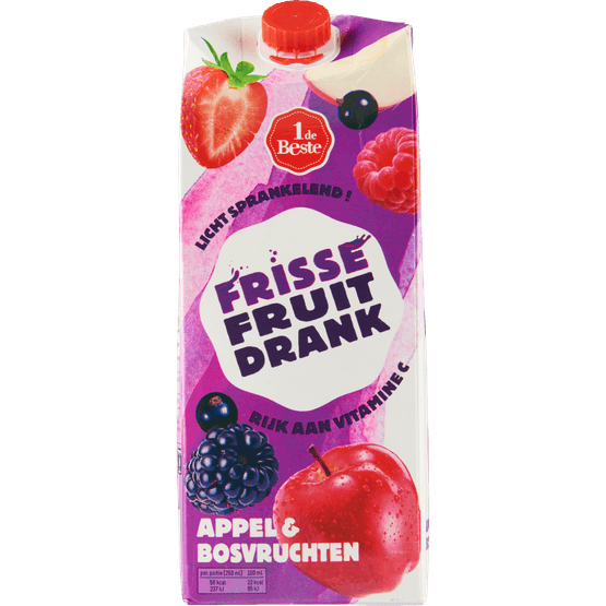 1 de Beste Frisse fruitdrank appel-bosvruchten - Dirk