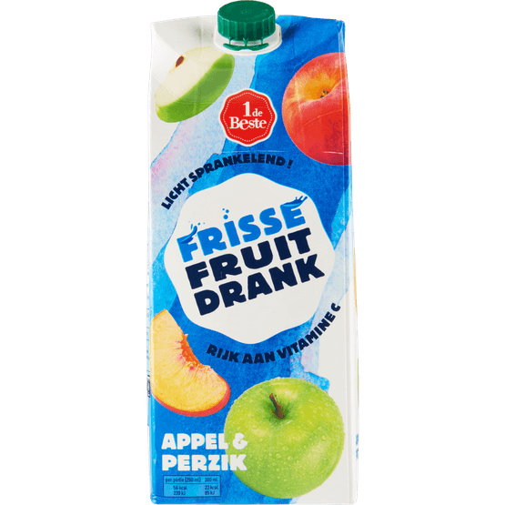 1 de Beste Frisse fruitdrank appel perzik - Dirk
