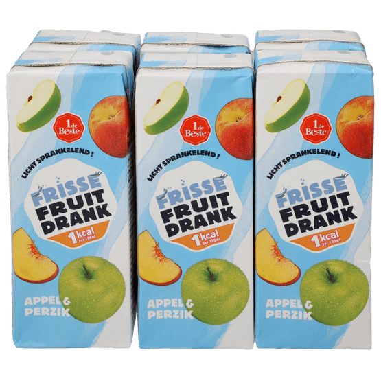 1 de Beste Frisse fruitdrank appel perzik - Dirk