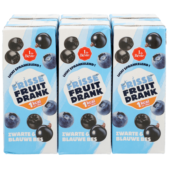 1 de Beste Frisse fruitdrank zwart en blauwe bes - Dirk