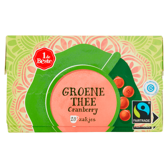 1 de Beste Groene thee cranberry kop - Dirk