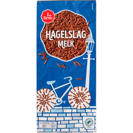 1 de Beste Hagelslag melk - Dirk