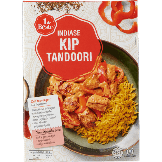 1 de Beste Indiase kip tandoori - Dirk