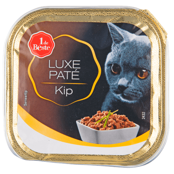 1 de Beste Kat luxe pate kip - Dirk