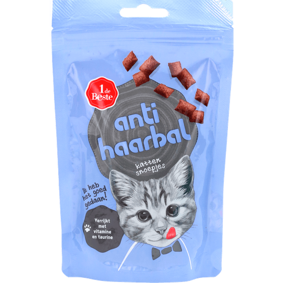 1 de Beste Kattensnoepjes anti haarbal - Dirk