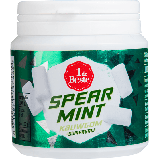 1 de Beste Kauwgom spearmint - Dirk