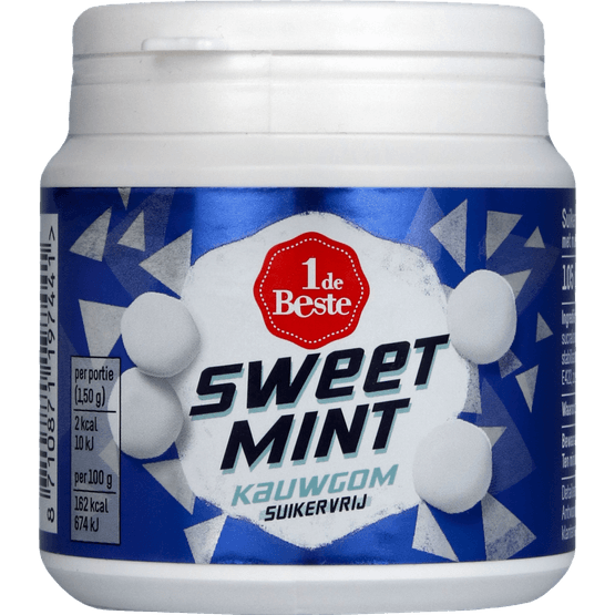 1 de Beste Kauwgom sweetmint - Dirk