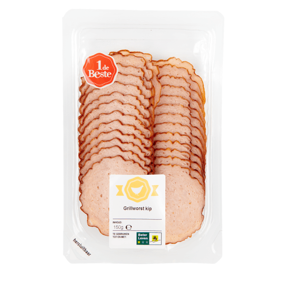 1 de Beste Kip grillworst - Dirk