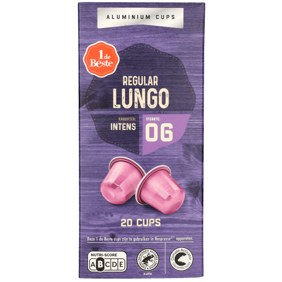 1 de Beste Koffiecups lungo regular - Dirk