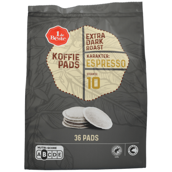 1 de Beste Koffiepads extra dark roast - Dirk