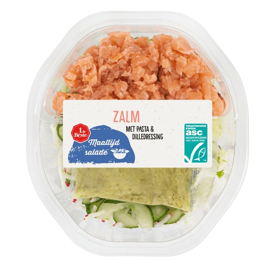 1 de Beste Maaltijdsalade zalm - Dirk