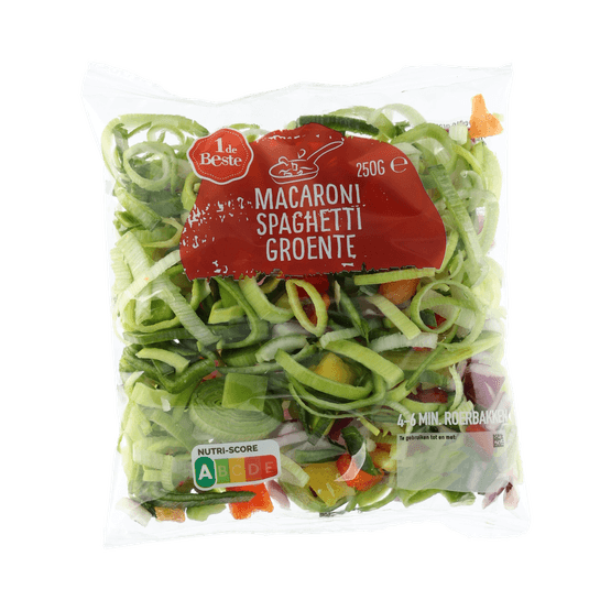 1 de Beste Macaroni spaghetti groente - Dirk