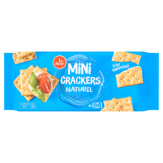 1 de Beste Mini crackers naturel - Dirk