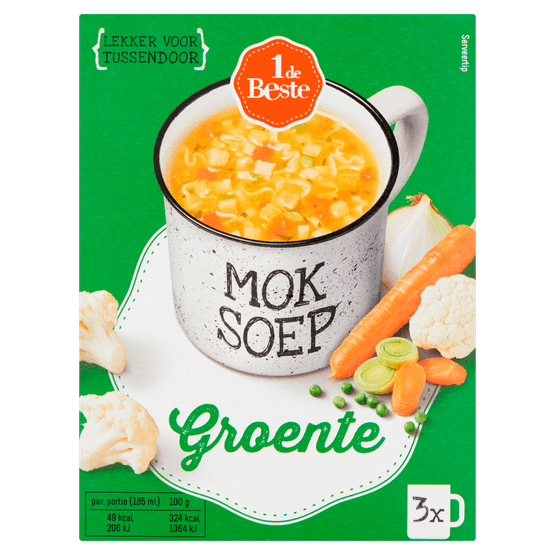 1 de Beste Mok soep groentesoep - Dirk