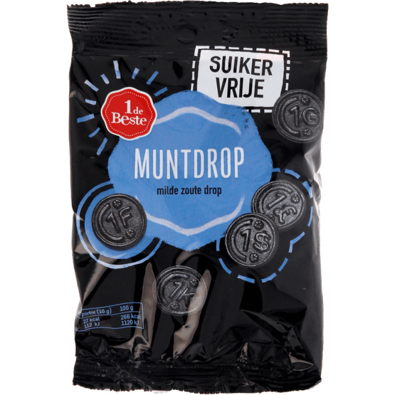 1 de Beste Muntdrop suikervrij - Dirk