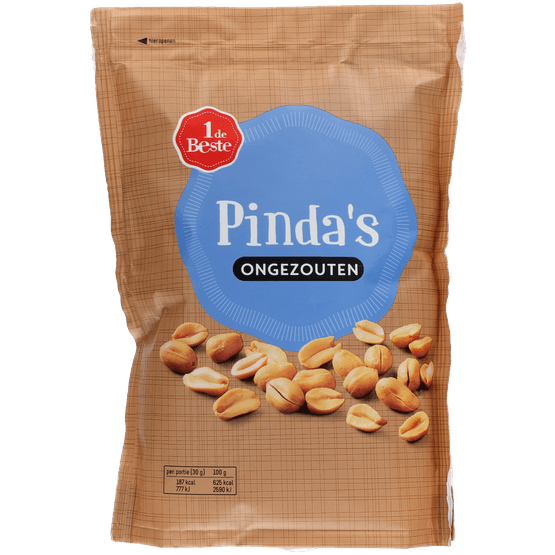 1 de Beste Pindas gebrand ongezouten - Dirk