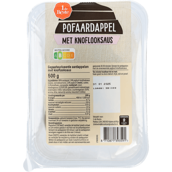 1 de Beste Pofaardappel met knoflooksaus - Dirk