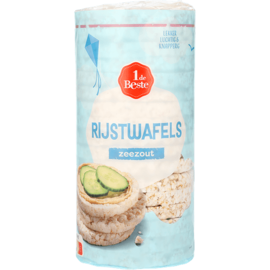 1 de Beste Rijstwafels dun met zeezout - Dirk