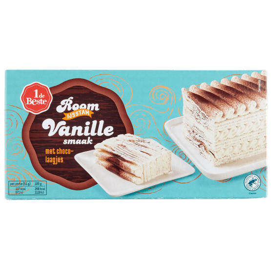 1 de Beste Roomijsstam vanillesmaak - Dirk