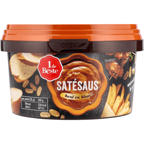 1 de Beste Satesaus kant en klaar - Dirk