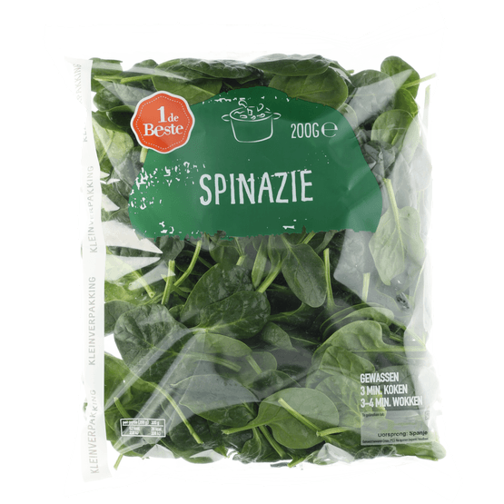 1 de Beste Spinazie gewassen - Dirk