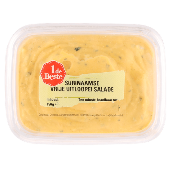 1 de Beste Surinaamse vrije uitloopei salade - Dirk