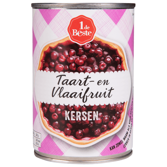 1 de Beste Taart & vlaaifruit kersen - Dirk