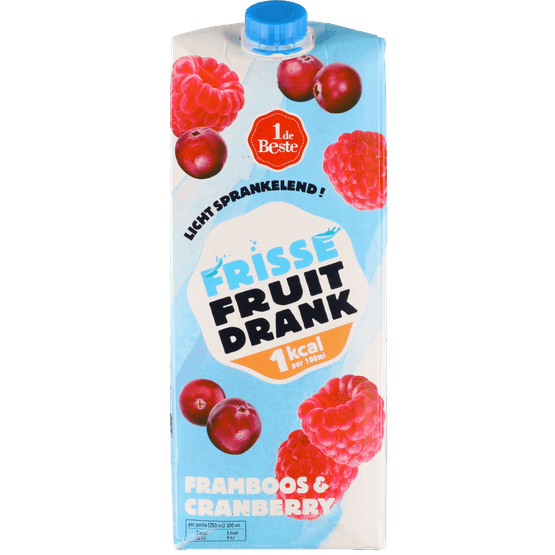 1 de Beste Tintelend met framboos-cranberry 1 kcal - Dirk