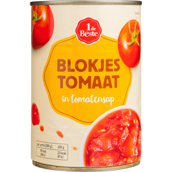 1 de Beste Tomatenblokjes - Dirk