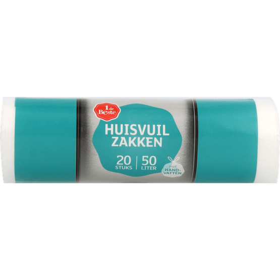 1 de Beste Vuilniszakken 50 liter - Dirk