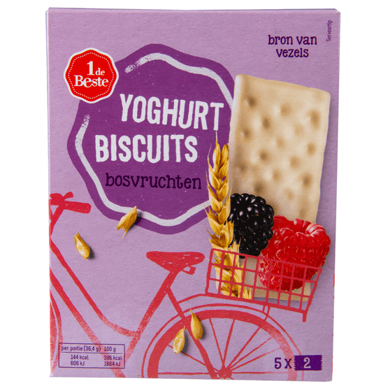 1 de Beste Yoghurtbiscuit bosvruchten - Dirk