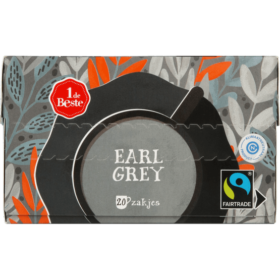 1 de Beste Zwarte thee earl grey kop - Dirk