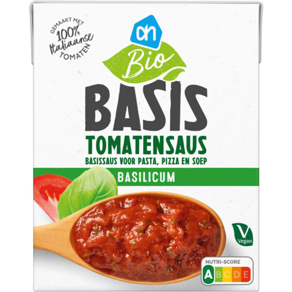 AH Biologisch Basis Tomatensaus Basilicum - Albert Heijn