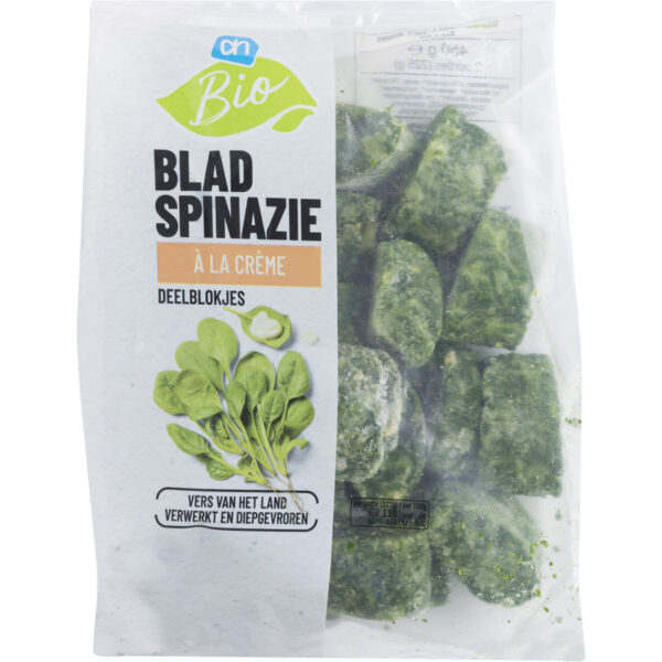 AH Biologisch Bladspinazie à la crème Deelblokjes - Albert Heijn