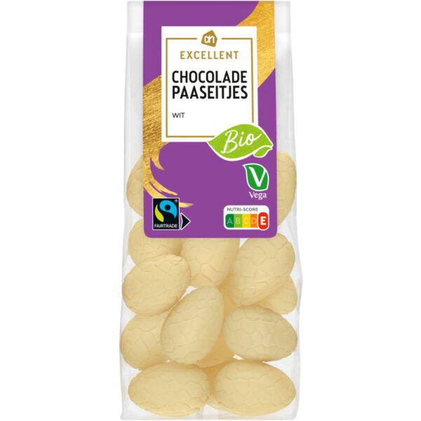 AH Biologisch Chocolade Paaseitjes Wit - Albert Heijn