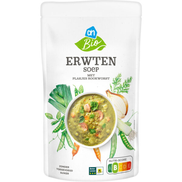 AH Biologisch Erwtensoep met stukjes rookworst - Albert Heijn