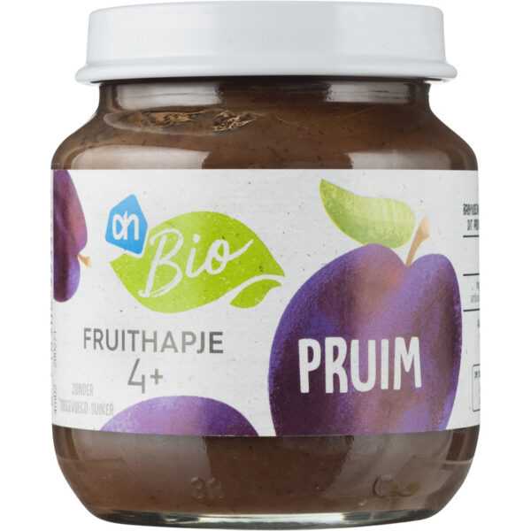AH Biologisch Fruithapje Pruim 4m+ - Albert Heijn
