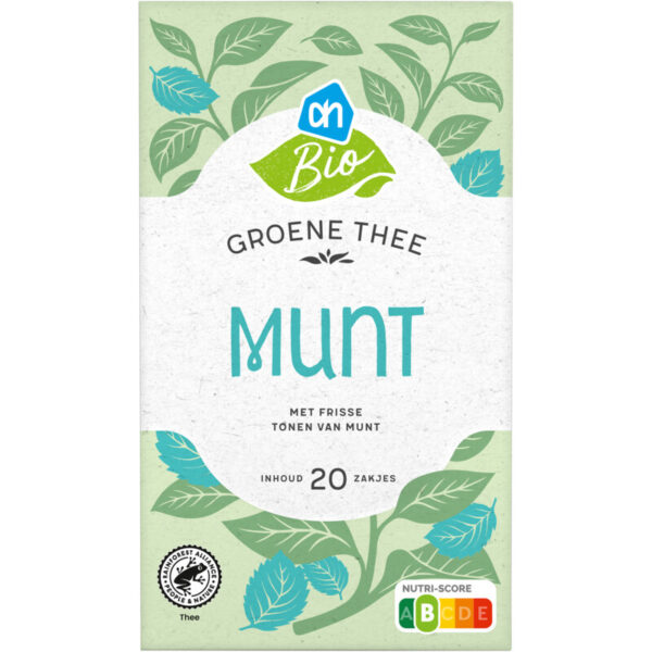 AH Biologisch Groene Thee Munt - Albert Heijn