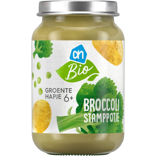 AH Biologisch Groentehapje Broccoli Stammpotje 6+ - Albert Heijn