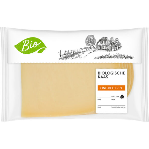 AH Biologisch Jong Belegen 50+ Plakken - Albert Heijn