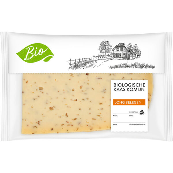 AH Biologisch Jong Belegen Komijn 50+ Plakken - Albert Heijn